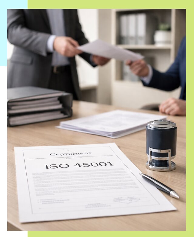 Сертификат ISO 45001 в Валуйках под ключ от 47903 р. | Сертэкс